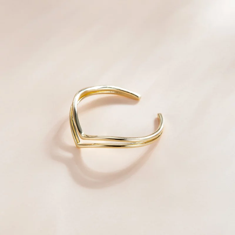 (image pour) Bague Ouverte Style PANDORA Souhaiter - SCR713 - Afficher 3