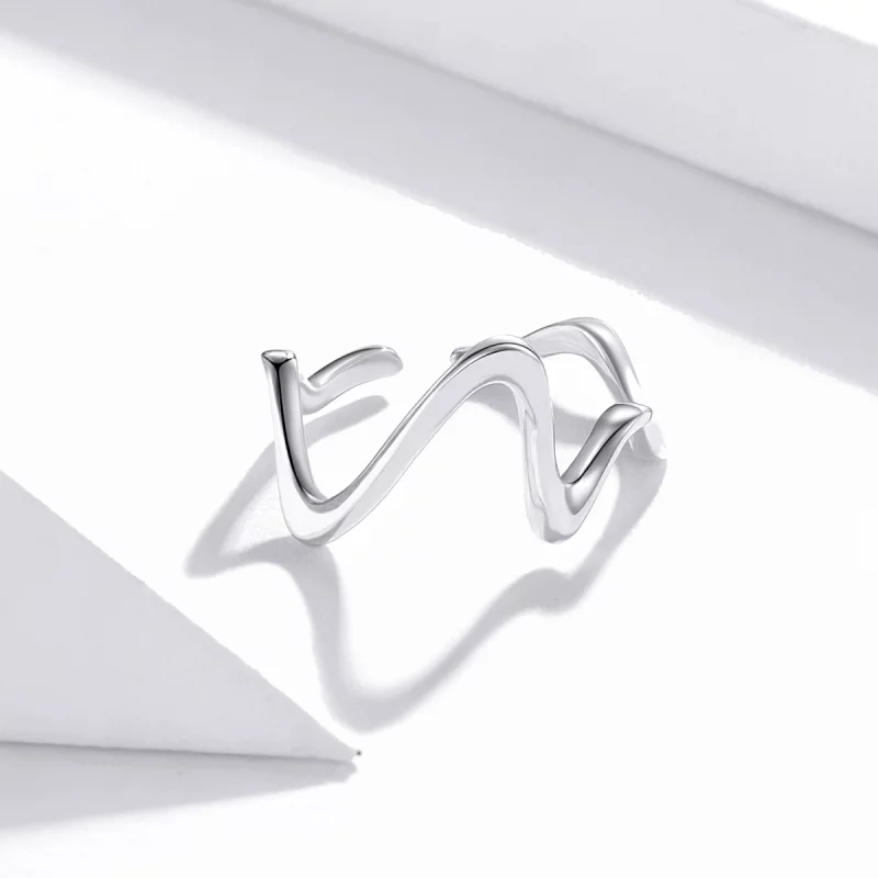 (image pour) Bague Ouverte Style PANDORA Vague - SCR673 - Afficher 3