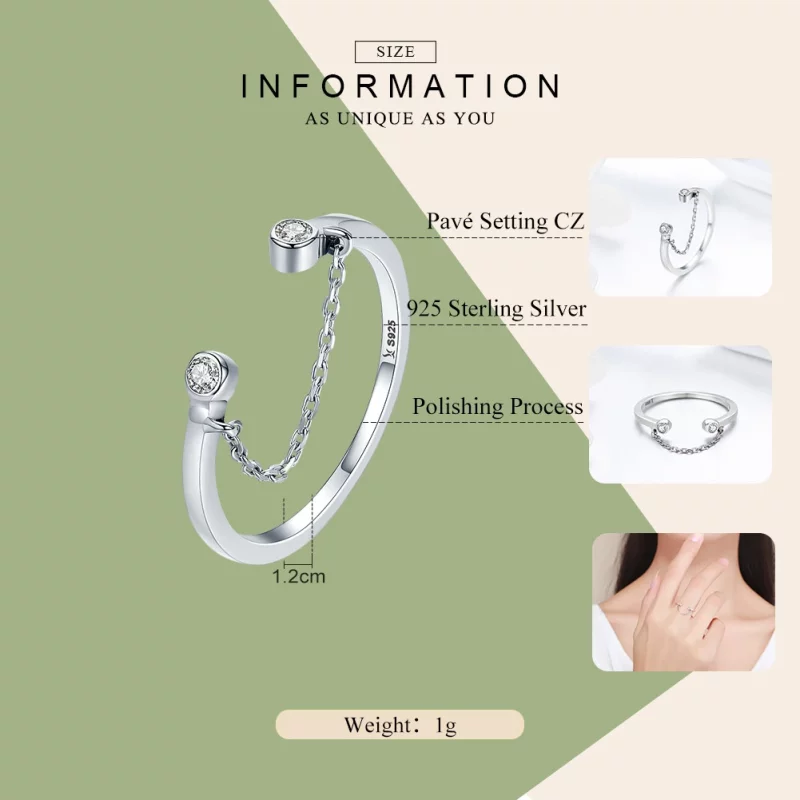 (image pour) Bague Ouverte Style PANDORA Visage souriant - SCR216 - Afficher 3