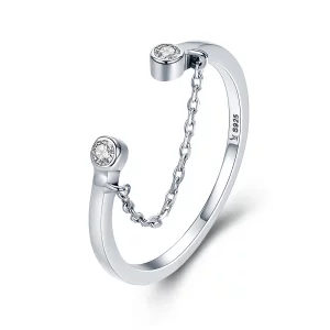 (image pour) Bague Ouverte Style PANDORA Visage souriant - SCR216