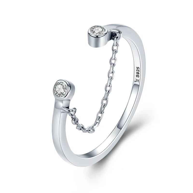 (image pour) Bague Ouverte Style PANDORA Visage souriant - SCR216