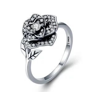 (image pour) Bague Style PANDORA Amour Rose - SCR382