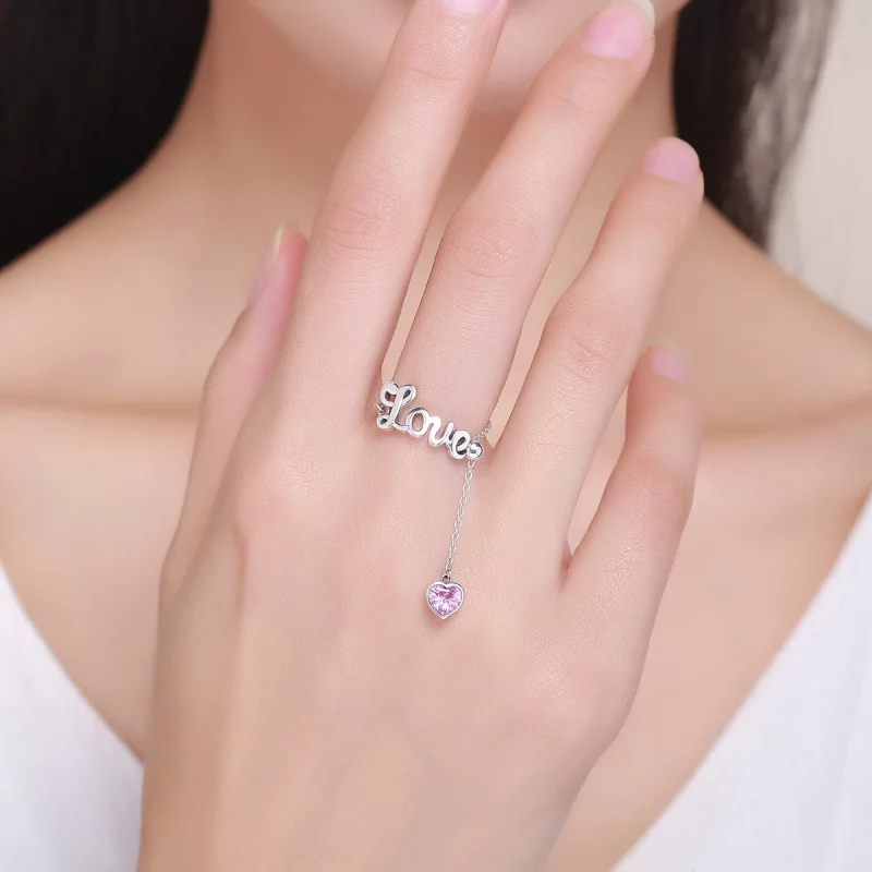 (image pour) Bague Style PANDORA Amour - SCR246 - Afficher 6