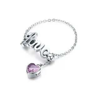 Bague Style PANDORA Amour - SCR246 (image pour) Bague Style PANDORA Amour - SCR246