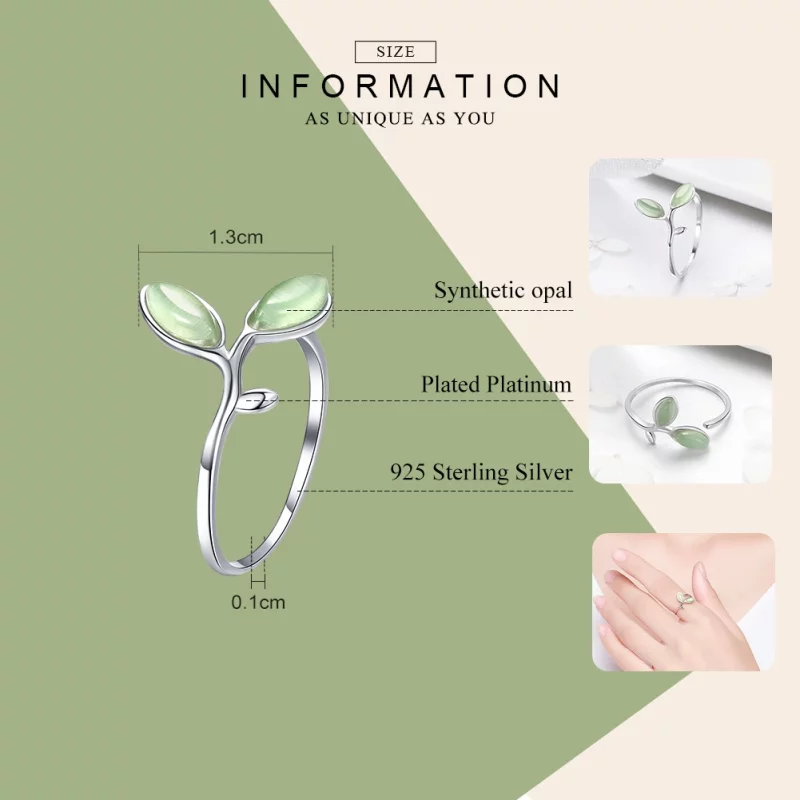 (image pour) Bague Style PANDORA Espérer - SCR453 - Afficher 3