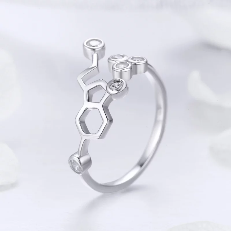 (image pour) Bague Style PANDORA Rayon de miel - SCR433 - Afficher 4