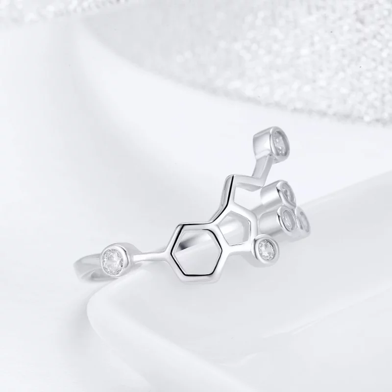 (image pour) Bague Style PANDORA Rayon de miel - SCR433 - Afficher 6