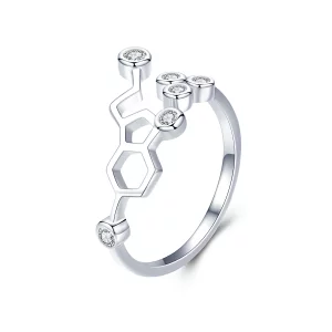 Bague Style PANDORA Rayon de miel - SCR433 (image pour) Bague Style PANDORA Rayon de miel - SCR433