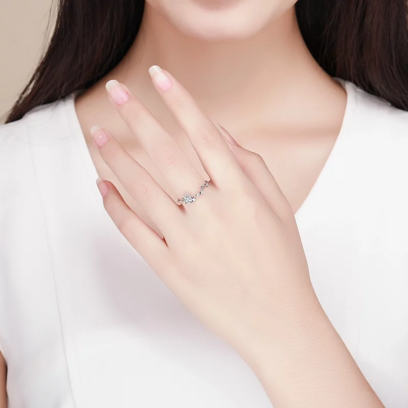 (image pour) Bague Style PANDORA Secret des étoiles - SCR440 - Afficher 7
