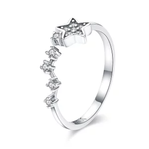 Bague Style PANDORA Secret des étoiles - SCR440 (image pour) Bague Style PANDORA Secret des étoiles - SCR440