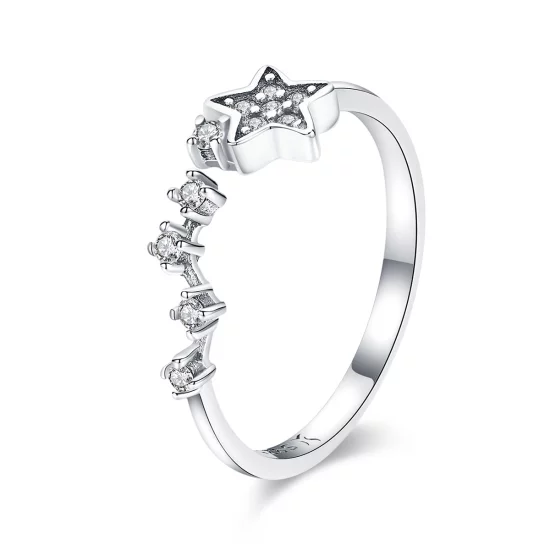 (image pour) Bague Style PANDORA Secret des étoiles - SCR440