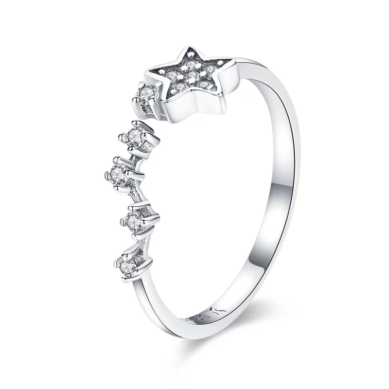 (image pour) Bague Style PANDORA Secret des étoiles - SCR440