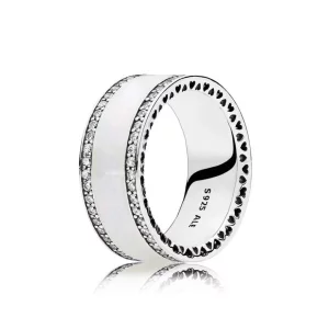 Bague Anneau Cœurs de PANDORA Nacré - 191024EN23 (image pour) Bague Anneau Cœurs de PANDORA Nacré - 191024EN23