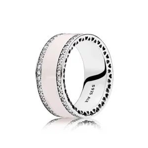 Bague Anneau Cœurs de PANDORA Rose - 191024EN40 (image pour) Bague Anneau Cœurs de PANDORA Rose - 191024EN40
