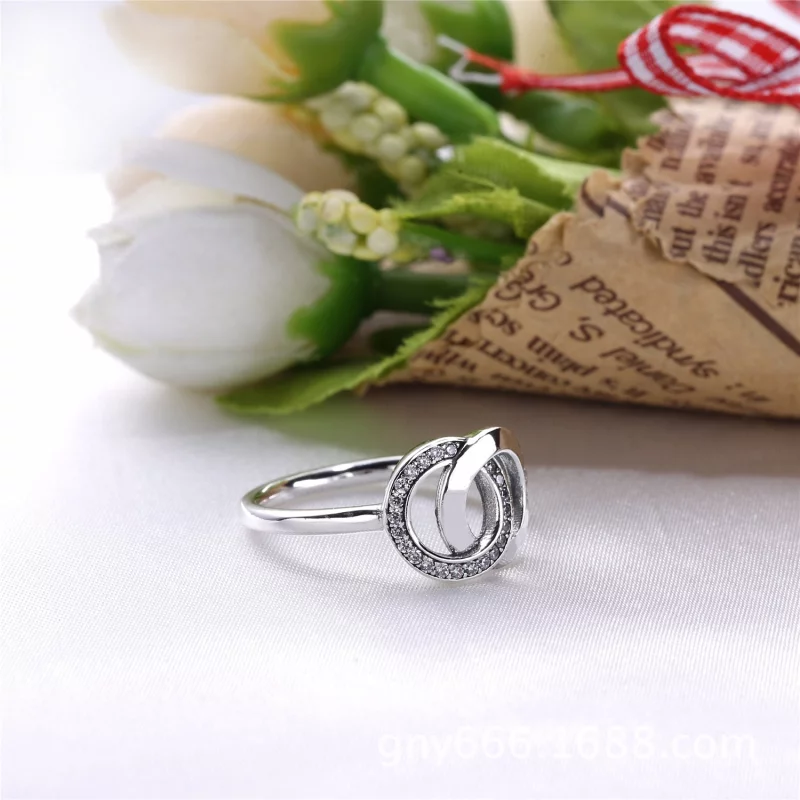 (image pour) Bague anneaux Signature PANDORA - 196326CZ - Afficher 4
