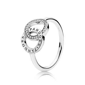 (image pour) Bague anneaux Signature PANDORA - 196326CZ