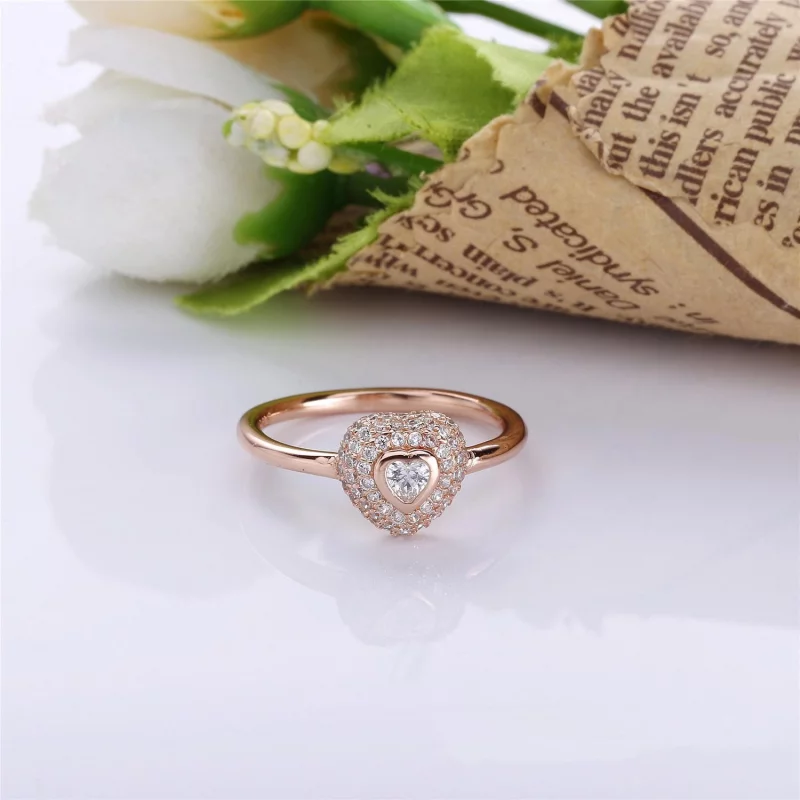 (image pour) Bague Coeur PANDORA ROSE - PY00134-1 - Afficher 2