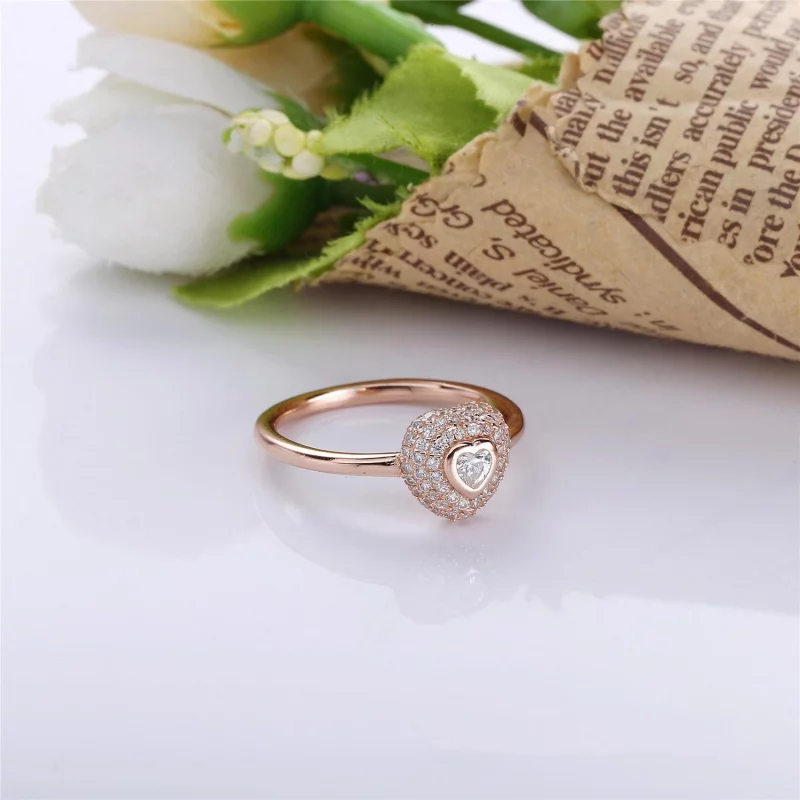 (image pour) Bague Coeur PANDORA ROSE - PY00134-1 - Afficher 3