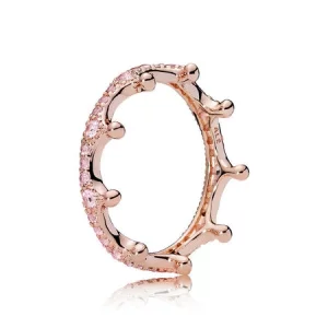 (image pour) Bague Couronne Enchantée PANDORA Rose™ - 187087NPO