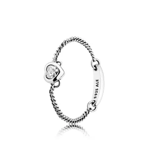 Bague Cœur Fougueux PANDORA France - 197191CZ (image pour) Bague Cœur Fougueux PANDORA France - 197191CZ
