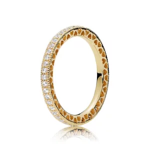 (image pour) Bague Cœurs de PANDORA PANDORA Shine™ - 167076CZ