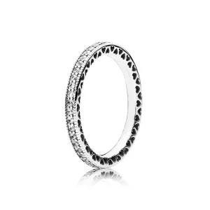 (image pour) Bague Cœurs PANDORA - 190963CZ