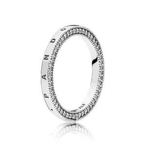 (image pour) Bague Cœurs Signature PANDORA - 197437CZ