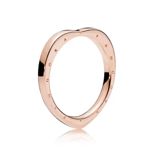 (image pour) Bague DEUX COEURS en PANDORA Rose™ - 187379