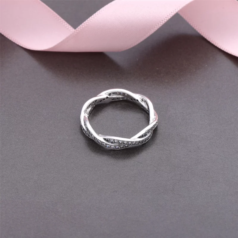 (image pour) Bague en argent 925/1000e et oxyde de zirconium - 190892CZ - Afficher 2