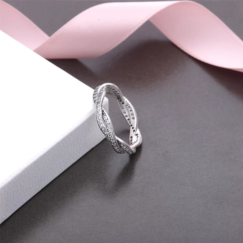 (image pour) Bague en argent 925/1000e et oxyde de zirconium - 190892CZ - Afficher 3