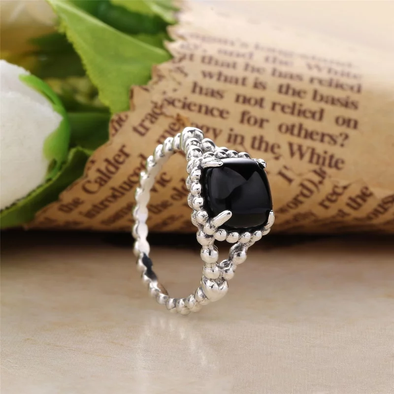 (image pour) Bague Esprit Vibrant Noir PANDORA France - 197188NCK - Afficher 2