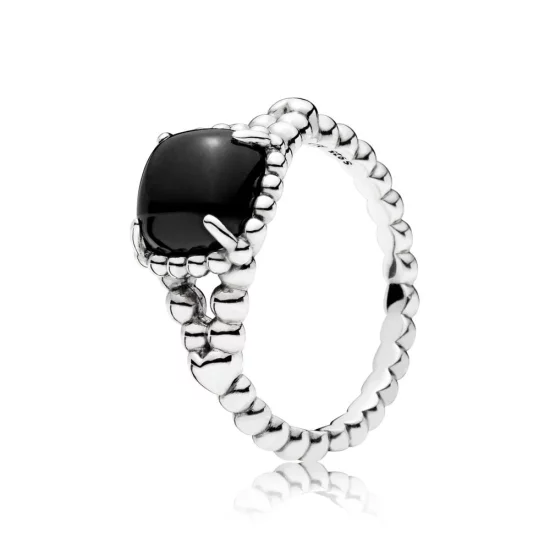 (image pour) Bague Esprit Vibrant Noir PANDORA France - 197188NCK