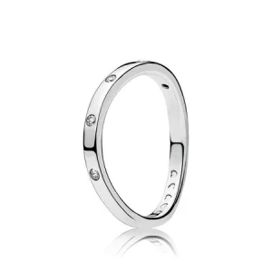 Bague Gouttelettes Tourbillonnantes PANDORA France - 197113CZ (image pour) Bague Gouttelettes Tourbillonnantes PANDORA France - 197113CZ