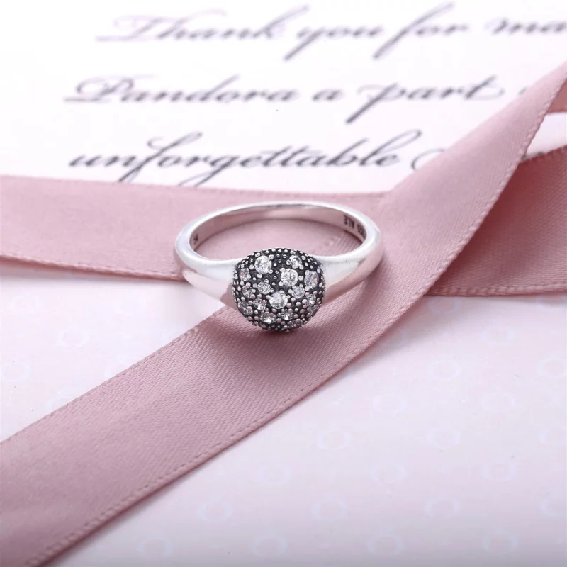 (image pour) Bague Pandora 190914CZ - Bague Etoiles Cosmiques Argent Femme - Afficher 2