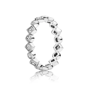 Bague Pandora 190943CZ - Bague Brillants Séduisants Princesse Femme (image pour) Bague Pandora 190943CZ - Bague Brillants Séduisants Princesse Femme