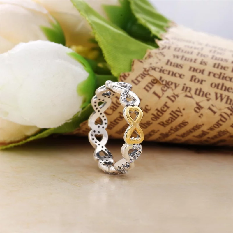 (image pour) Bague Pandora 190948CZ - Bague Amour Infini Femme - Afficher 2