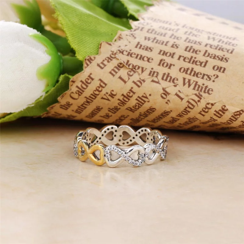 (image pour) Bague Pandora 190948CZ - Bague Amour Infini Femme - Afficher 3