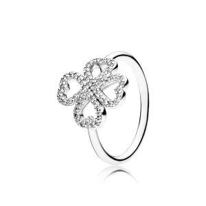 (image pour) Bague Pandora 190978CZ - Bague Pétales de l'Amour 