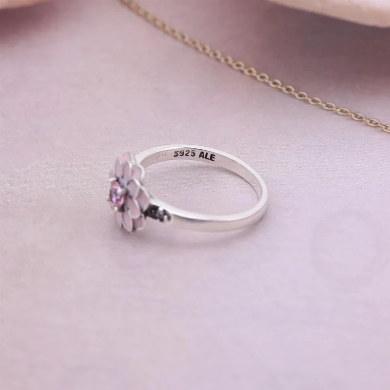 (image pour) Bague Pandora 190985NBP - Bague éclosion De Dahlia Femme - Afficher 3