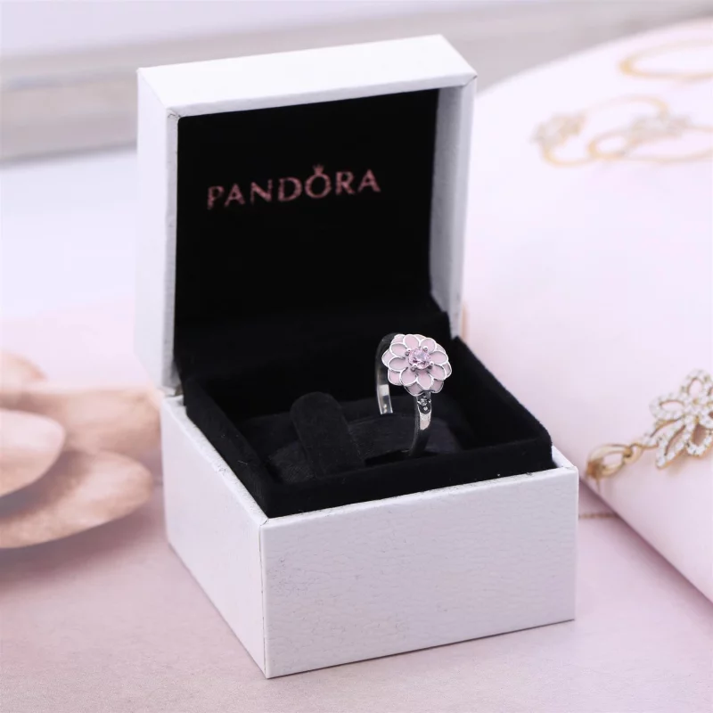 (image pour) Bague Pandora 190985NBP - Bague éclosion De Dahlia Femme - Afficher 4