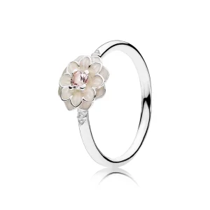 (image pour) Bague Pandora 190985NBP - Bague éclosion De Dahlia Femme 