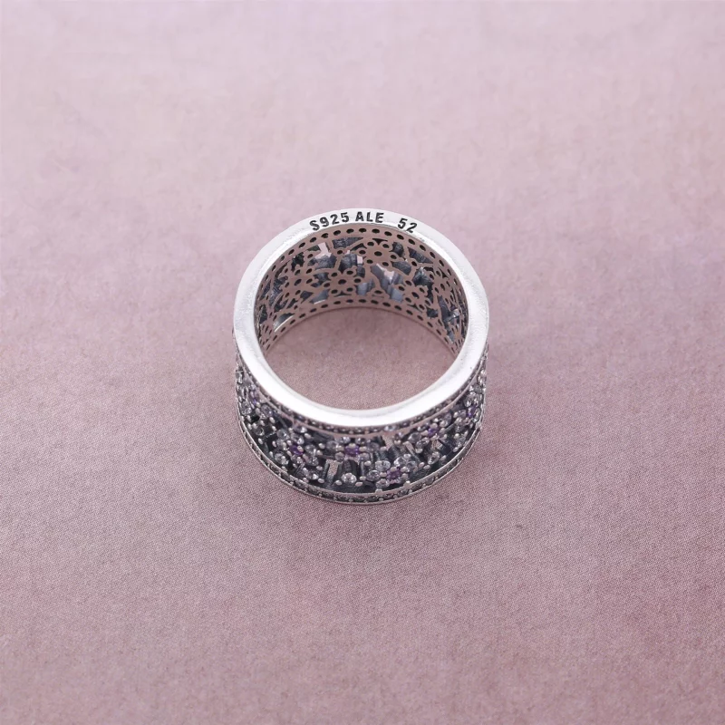 (image pour) Bague Pandora 190991ACZ - Bague Myosotis Femme - Afficher 3