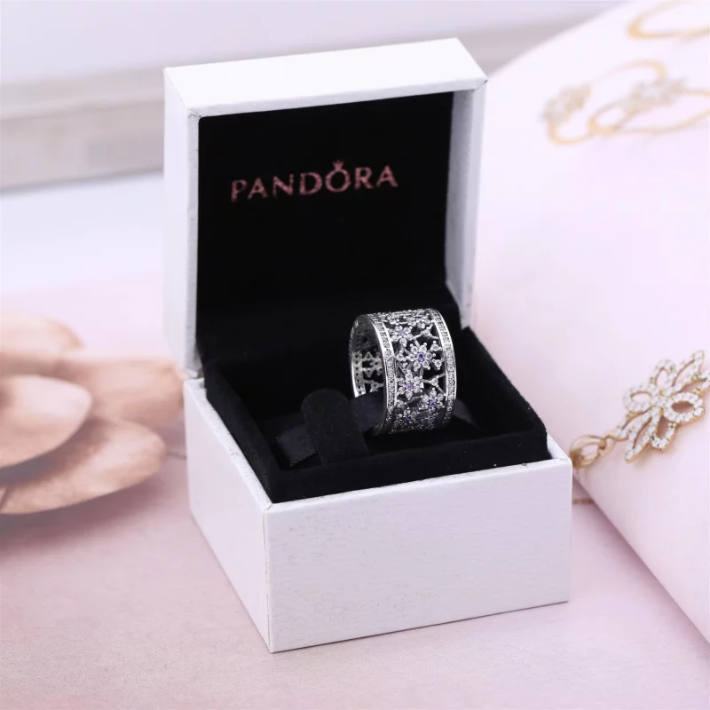 (image pour) Bague Pandora 190991ACZ - Bague Myosotis Femme - Afficher 4