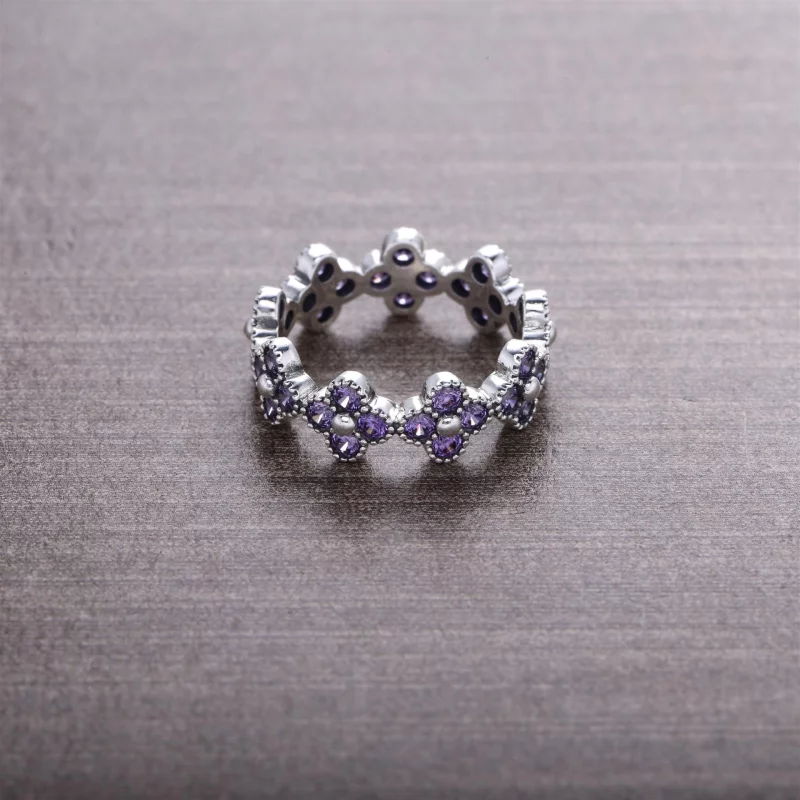 (image pour) Bague Pandora Fleurs 191000CZ - Bague Fleurs d'Asie Femme - Afficher 4
