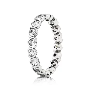(image pour) Bague Pandora Histoires 190897CZ - Bague Argent Zirconium Femme 
