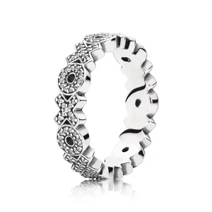 (image pour) Bague Pandora Histoires 190926CZ - Bague XOXO Argent Femme 