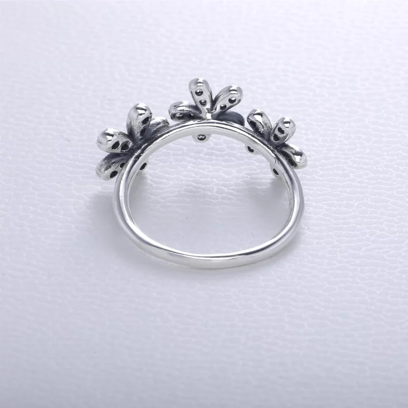 (image pour) Bague Pandora Nature 190933CZ - Bague Marguerites éblouissantes Femme - Afficher 3