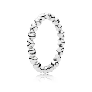 Bague superposable cœur - 190837 (image pour) Bague superposable cœur - 190837