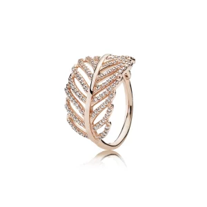 Léger comme une plume, Rose, cz incolore PANDORA France - 180886CZ (image pour) Léger comme une plume, Rose, cz incolore PANDORA France - 180886CZ