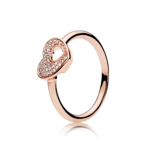 PANDORA - Bague Cœur Mystérieux Ajouré Scintillant - 186550CZ (image pour) PANDORA - Bague Cœur Mystérieux Ajouré Scintillant - 186550CZ